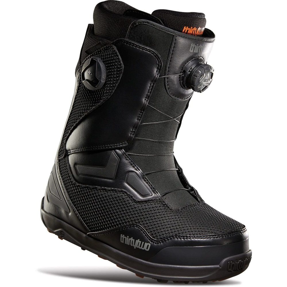 THIRTYTWO MEN'S TM-2 DOUBLE BOA WIDE SNOWBOARD BOOTS - BLACK 8 (W)